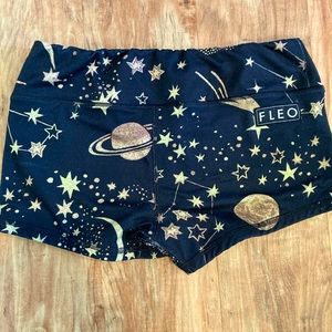 FLEO Cosmic Spandex Shorts
